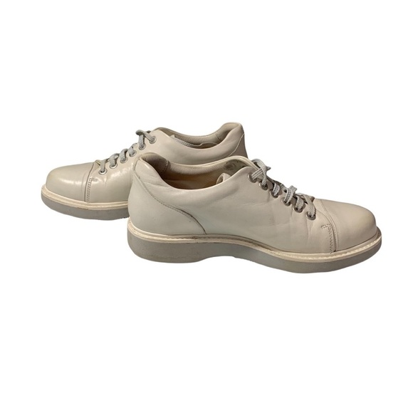 Samuel Hubbard Women's 5.5 “Hubbard Fast" Casual Shoe White Cloud Leather Vibram - Picture 3 of 10